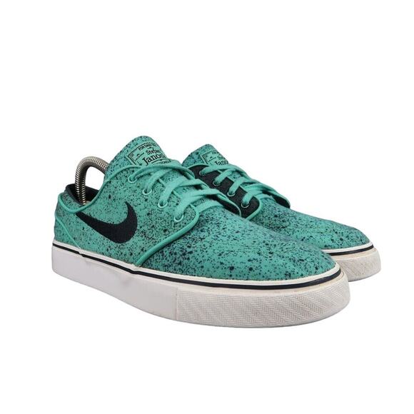 Nike Shoes Mens 7 Sneakers SB Stefan Janoski Premium Mint Speckle Skate Casual - Picture 1 of 14